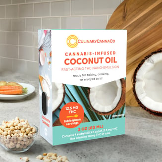 Infused Coconut Oil [4pk] (50mg) by Culinary Canna Co.