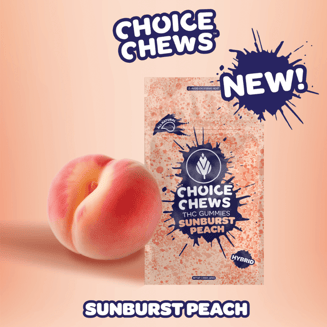 Sunburst Peach - Hybrid [10pk] (100mg) by Choice