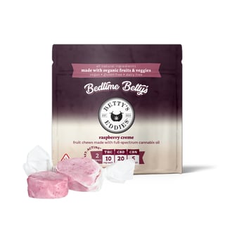 Bedtime Betty's - Raspberry Creme [2pk] (20mg THC/40mg CBD/10mg CBN) by Betty's Eddies