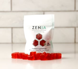 1:1 Rasberry (5mg CBD/5mg THC) by Zenia