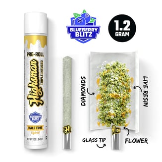 Highsman Triple Threat™ — "Blueberry Blitz" — 1.2g Triple-Infused Pre-Roll — Hybrid by Highsman