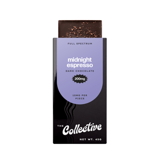 Midnight Espresso Dark Chocolate [1 bar] (200mg THC)