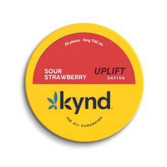 Uplift Sour Strawberry [20pk] (100mg) by KYND