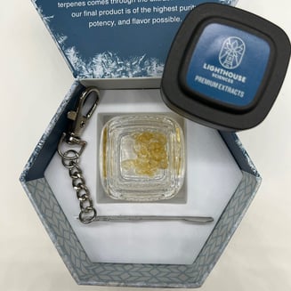 (Live Resin) Wonka Bars Cryo HTFSE Diamonds [.84g] by Lighthouse Sciences