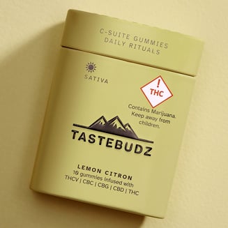 Lemon Citron Daily Rituals Rosin Gummies | THCV | CBC | CBG | CBD | THC | by TasteBudz