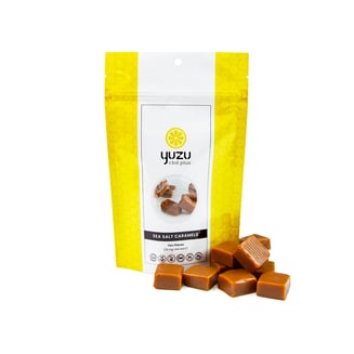 Sea Salt Caramels [10pk] (100mg CBD) by Yuzu CBD Plus
