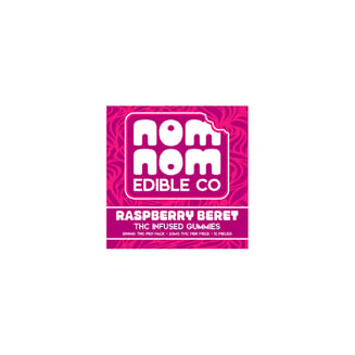 Raspberry Beret [10pk] (200mg) by Nom Nom Edible Co.