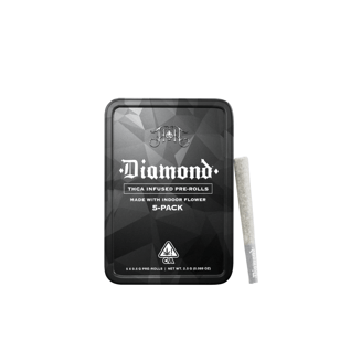 CAM: Euro Step | Indica - Diamond THCA-Infused Pre-Rolls - 2.5G 5-Pack by Heavy Hitters
