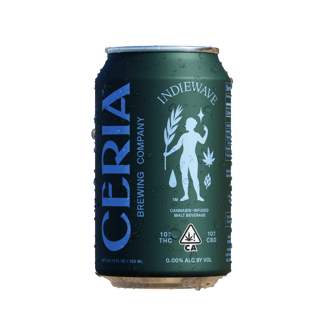 Indiewave IPA [12oz] (10mg CBD/10mg THC) by Ceria Brewing