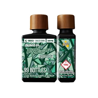 100mg - 99 Bottles - Rosin Drops by Dialed In Gummies