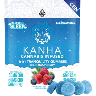 PROMO - Kanha - 1:1:1 Sleep Tranquility (50mg CBD/50mg THC/50mg CBN) [10pk] by PROMO