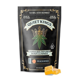Peach Rings [10pk] (100mg) by Quiet Kings