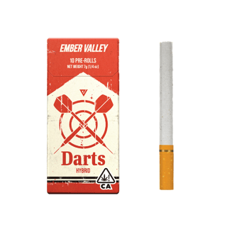 10 Pack Pre-Rolls Hybrid .7G - Darts by Ember Valley