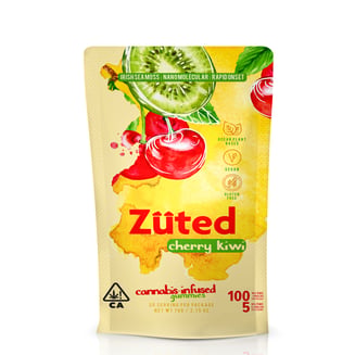 Cherry Kiwi Indica Enhanced (100mg) by Zuted