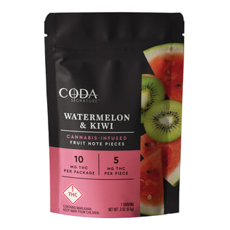 Watermelon & Kiwi [2pk] (10mg THC) by Coda Signature
