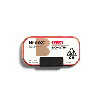 Breez — Extra Strength Sativa Tablets [50pk] (1000mg)