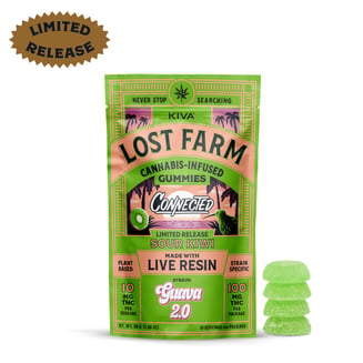 Sour Kiwi x Guava 2.0 [10pk](100mg) by Lost Farm