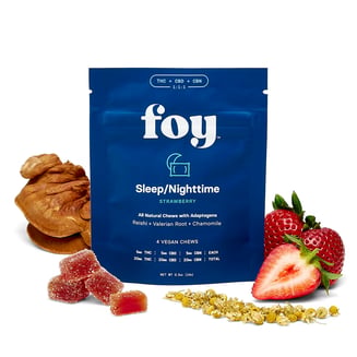 Nighttime [4pk] (20mg THC/20mg CBD/20mg CBN) by Foy