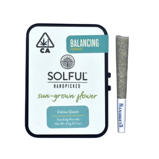 Citrine Queen 5-Pack 3g by Solful Handpicked