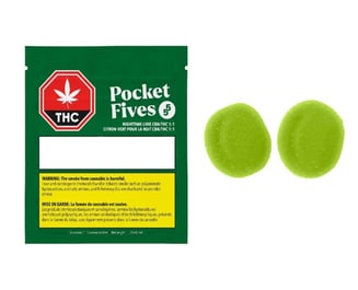 Nighttime Lime [2pk] (5mg THC/5mg CBN each) by Pocket Fives