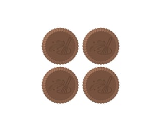 Almond Butter Cups [4pk] by Bernard's Cannabis Creations
