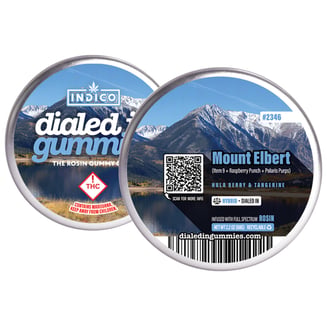 100mg - Mount Elbert #2346 - Rosin Gummies (10pk) by Dialed In Gummies