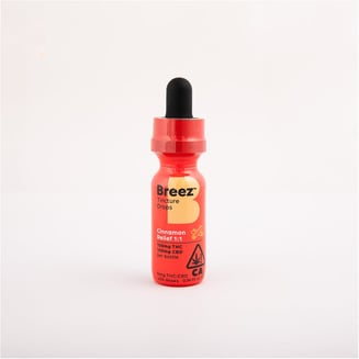 1:1 Cinnamon Relief Drops (100mg CBD/100mg THC) by Breez