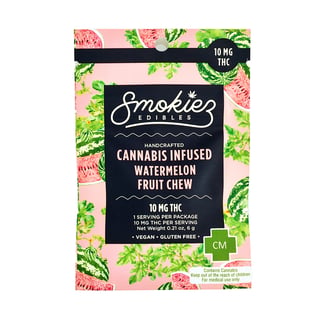 Watermelon - Hybrid [1pk] (10mg) by Smokiez