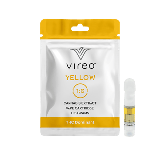 Yellow Distillate Vaporizer Cartridge [500mg] by Vireo