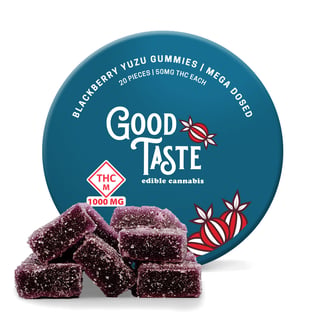 Blackberry Yuzu [20pk] (1000mg) by Good Taste
