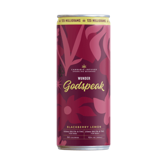Godspeak Blackberry Lemon - Single [12oz] (100mg THC/25mg Delta-8) by FIND WUNDER