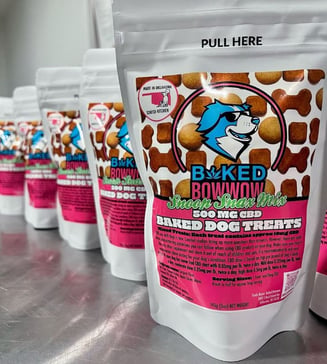 PB Dog Treats (500mg) by Baked Bowwow