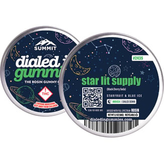 100mg - Star Lit Supply #2435 - Rosin Gummies (10pk) by Dialed In Gummies