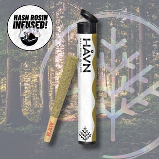 Cheese x Garlic Cheesecake - 1G Hash Rosin Infused Pre-Roll by HÅVN Extracts