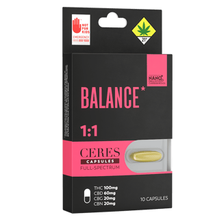 1:1 Balance [10pk] (100mg THC/60mg CBD/20mg CBG/20mg CBN)