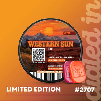 100mg - Western Sun (GRG) #2707 - Rosin Gummies (10pk) by Dialed In Gummies
