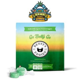 Go Betty Go - Watermelon [2pk] (20mg THC/5mg THCV) by Betty's Eddies