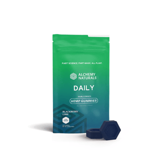 Daily - Blackberry Lime [30pk] (1500mg CBD/45mg THC) by Alchemy Naturals