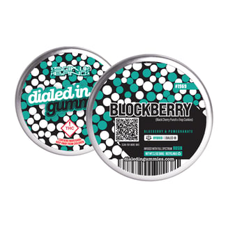 100mg - Blockberry - Rosin Gummies (10pk) by Dialed In Gummies