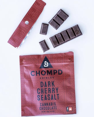 Dark Cherry Sea Salt (100mg) by CHOMPD Edibles
