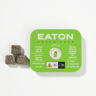 Apple-A-Day [20pk] (50mg THC/200mg CBD) by Eaton Botanicals