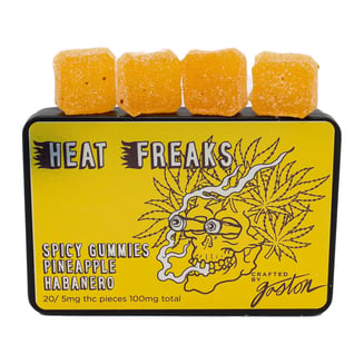 Heat Freaks Pineapple Habanero [20pk] (100mg) by Gaston Weed Company