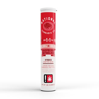 1:1 CBD + THC  Raspberry Sky OG [1g] by National Cannabis Co.