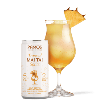 Mai Tai Cocktail (6mg THC/2mg CBD) [4pk] by Pamos