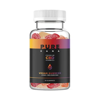 Vegan Gummies [20pk] (25mg CBD) by PureKana