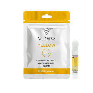 Yellow Distillate Vaporizer Cartridge [1000mg] by Vireo