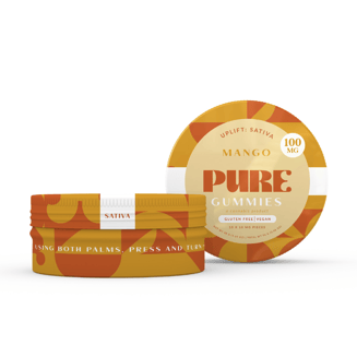 Mango - Sativa (100mg) by PURE Edibles