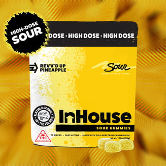 Revv'd Up Sour Pineapple [10pk] (400mg) by InHouse