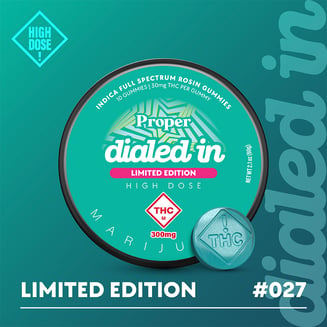 300mg - Z Unit #027 - Rosin Gummies (10pk) by Dialed In Gummies