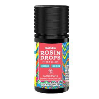 100mg - Island Static - Rosin Drops by Dialed In Gummies